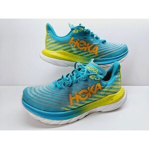 Hoka Women 10 Comfort Shoe, no major rips, details in picture, blue color